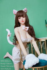 Fair skin 157cm B cup Japanese sex doll TPE WM Doll